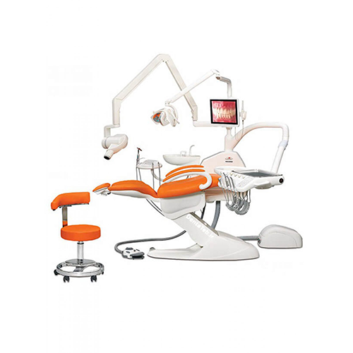 یونیت صندلی دندانپزشکی دنتوس Dentus مدل EXTRA 3006C تابلت شیلنگ از پایین 2020 design